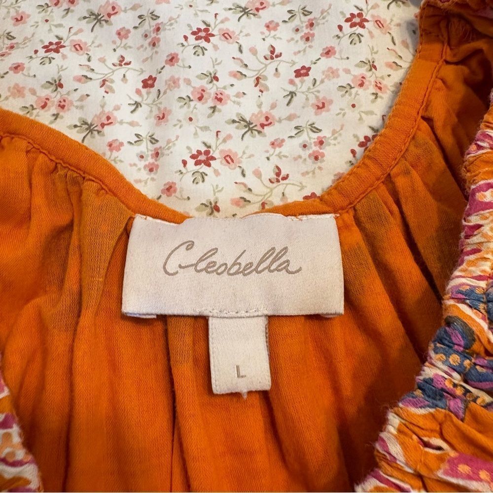 Cleobella Kalena  Floral Puff Sleeve Dress - Picture 8 of 8